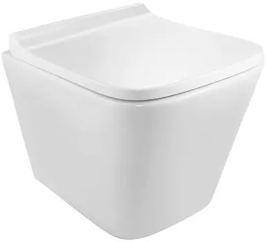 Унитаз подвесной Jaquar Aria ARS-WHT-39953BIUFSM безободковый, с сиденьем микролифт, белый