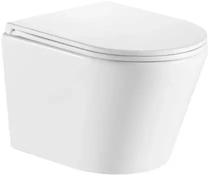 Унитаз подвесной Olive’S Torres TR30116DP безободковый, с сиденьем микролифт, белый