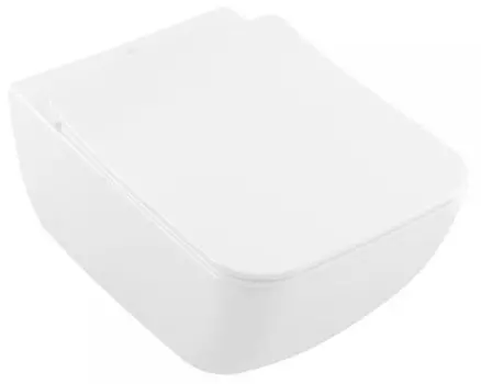 Унитаз подвесной Villeroy & Boch Venticello 4611RL01 безободковый, с сиденьем микролифт, альпийский белый