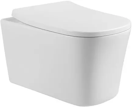 Унитаз подвесной Vincea Arco VT1-36 безободковый, с сиденьем микролифт, белый