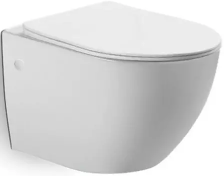 Унитаз подвесной Vincea Globo VT1-14 безободковый, с сиденьем микролифт, белый