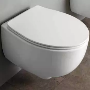 Унитаз подвесной Simas Bormio BR18bi безободковый, белый