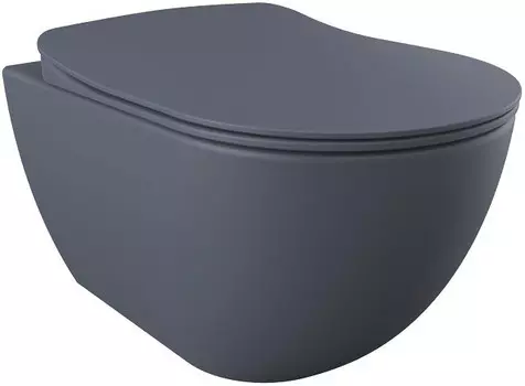 Унитаз подвесной Creavit Free FE320-11BM00E-0000 базальт матовый