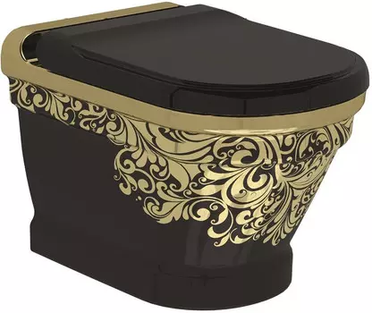 Подвесной унитаз с функцией биде Creavit Antik AN320-00SI00E-AK00