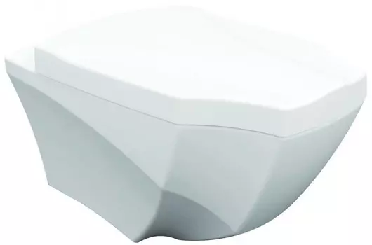 Подвесной унитаз с функцией биде с сиденьем микролифт Bien Fracture FRKA056GMVP1W3000