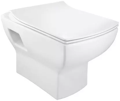 Унитаз подвесной Jaquar Lyric LYS-WHT-38951UFSM с сиденьем микролифт, белый