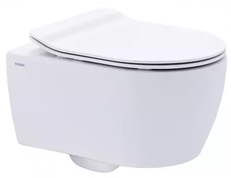 Подвесной унитаз с сиденьем микролифт SSWW NC2037