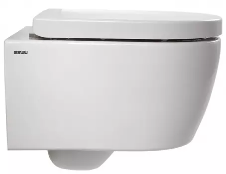 Подвесной унитаз с сиденьем микролифт SSWW CT2037V