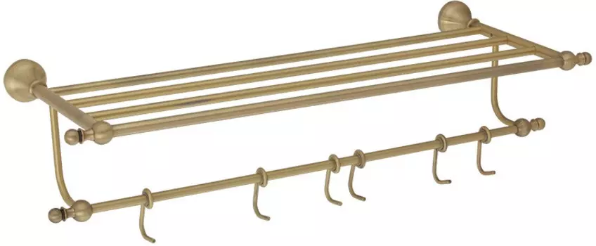 Полка для полотенец 63,5 см Veragio Gialetta Bronzo VR.GIL-6426.BR