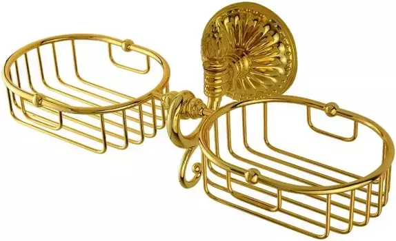 Полка для ванной Migliore Versailles 32641 35,3 см, двойная, золотой