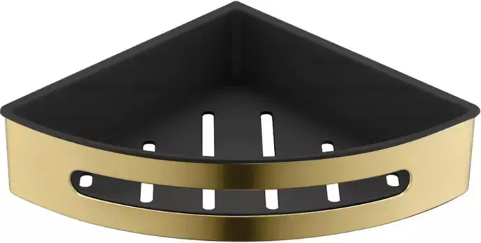 Полка для ванной Schein 9326BG 20,7x20,7 см, угловая, золотой матовый