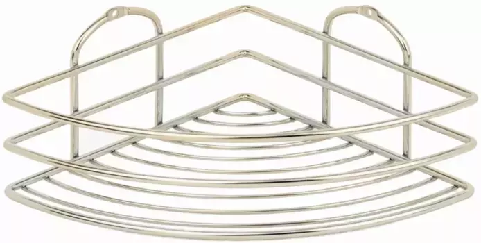 Полка для ванной Tekno-tel BK021G 20x20 см, угловая, золотой