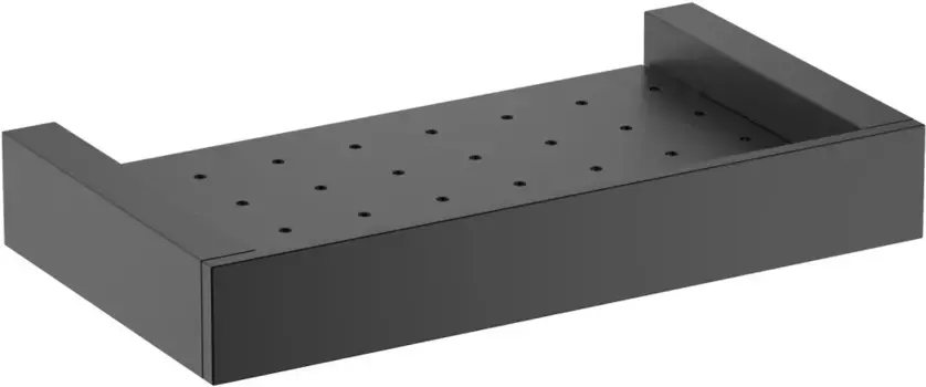 Полка для ванной Timo Petruma 15222/03 20 см, черный матовый