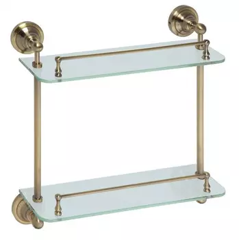 Полка стеклянная 40 см Bemeta Retro 144102127