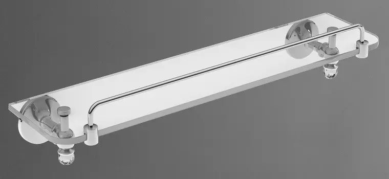 Полка стеклянная 50 см Art&Max Antic Crystal AM-E-2682SJ-Cr