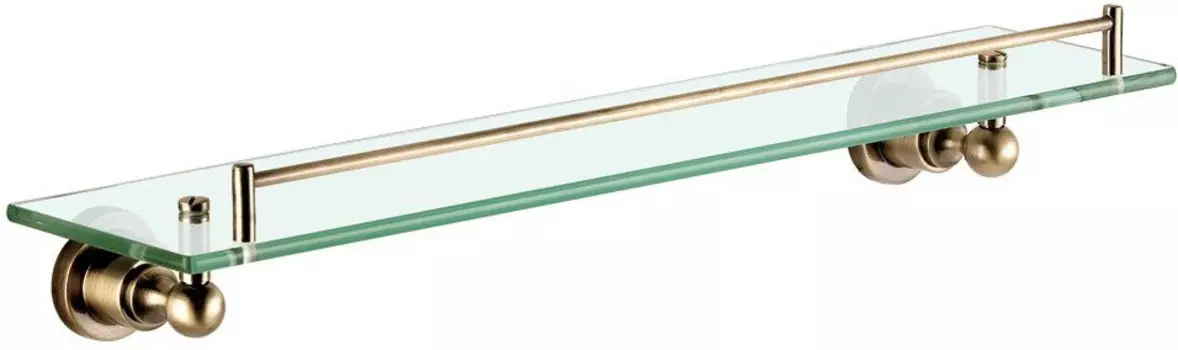 Полка стеклянная 52 см Aquanet 3887