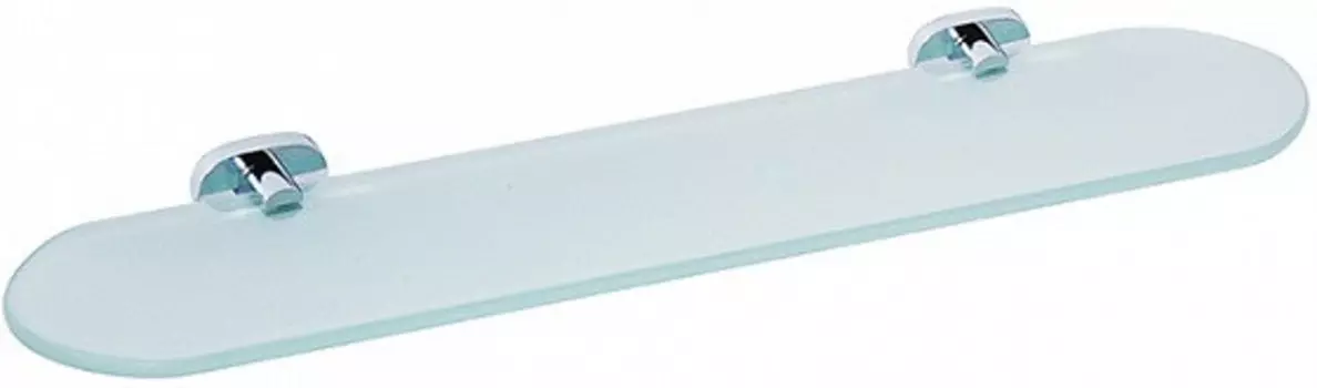 Полка стеклянная 52 см Bemeta Oval 118402031