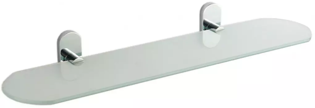 Полка стеклянная 52 см Fora Brass BR034