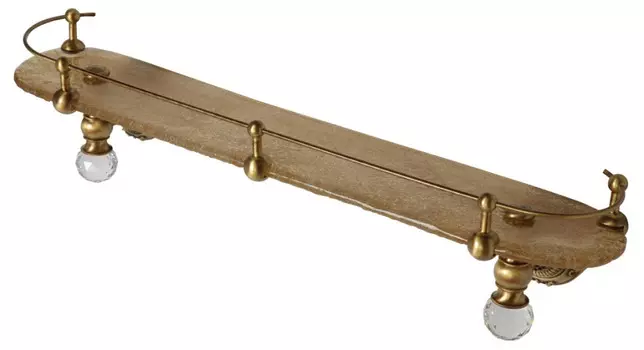 Полка стеклянная 59 см Migliore Cristalia ML.CRS-60.220.BR