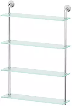 Полка стеклянная 60 см Ellux Elegance ELE 049