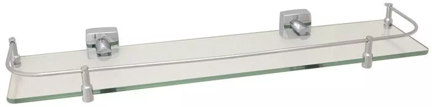 Полка стеклянная 60 см Fixsen Kvadro FX-61303B