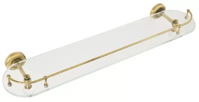 Полка стеклянная 60 см Migliore Amerida ML.AMR-60.420.BR