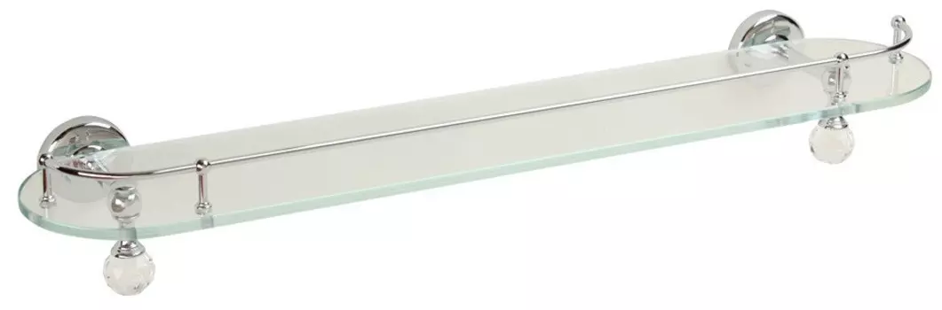 Полка стеклянная 60 см Migliore Amerida ML.AMR-60.420.CR