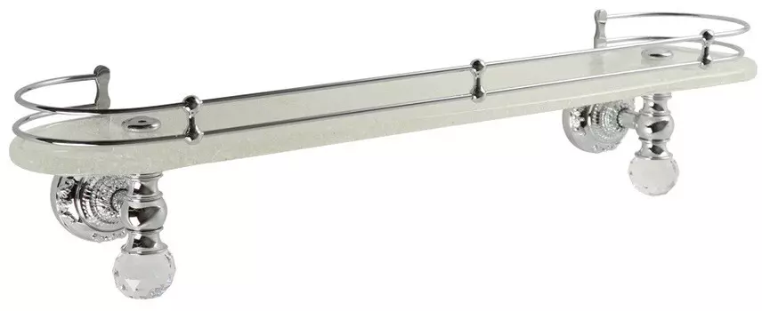 Полка стеклянная 59 см Migliore Cristalia ML.CRS-60.220.CR