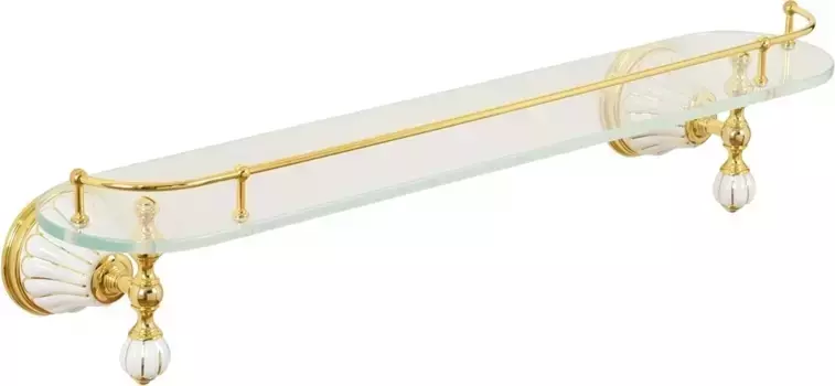 Полка стеклянная 60 см Migliore Olivia ML.OLV-60.620.BO.DO