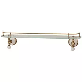 Полка стеклянная 60 см Migliore Provance ML.PRO-60.520.BR