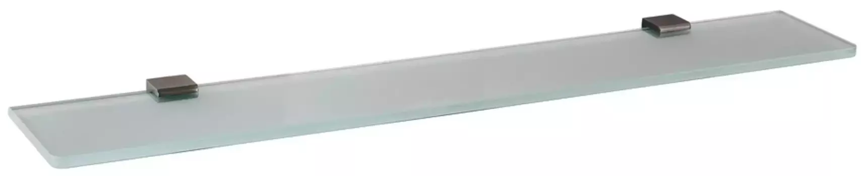 Полка стеклянная Rav Slezak Nil NLA0900/60MG 60 см, оружейная сталь матовый