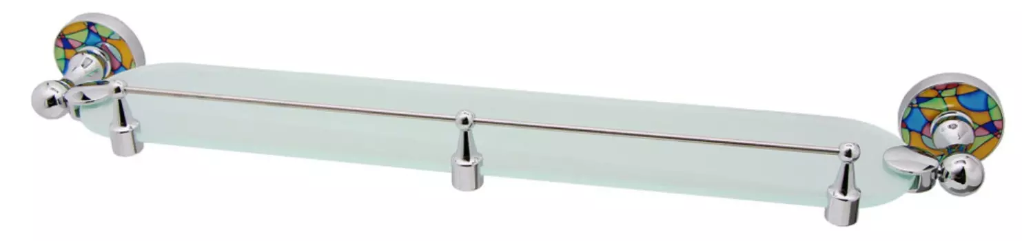 Полка стеклянная 61 см WasserKRAFT Diemel K-2244