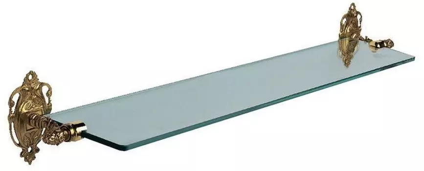Полка стеклянная 76 см античное золото Art&Max Impero AM-1729-Do-Ant