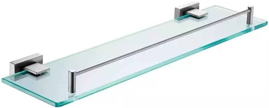 Полка стеклянная Belz B90407 50 см, вороненая сталь