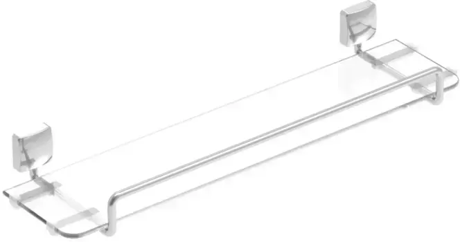 Полка стеклянная Koin Nice NI310 57 см, хром
