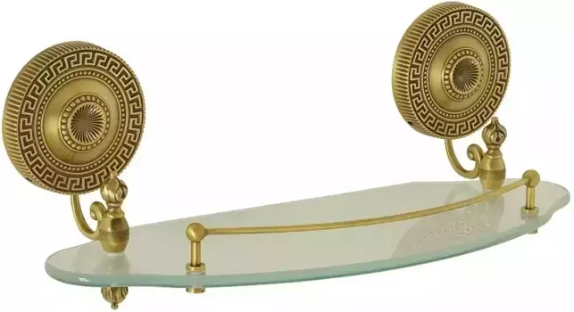 Полка стеклянная Migliore Monte Carlo 31590 40 см, бронза