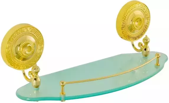 Полка стеклянная Migliore Monte Carlo 31591 40 см, золотой