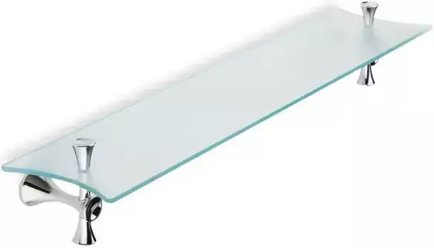 Полка стеклянная Stil Haus Cali CA04(08) хром