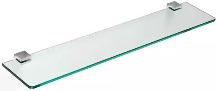 Полка стеклянная Stil Haus Gea GE04(08) 60 см, хром