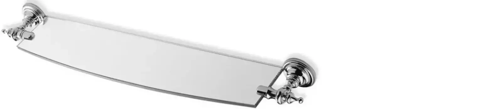 Полка стеклянная Stil Haus Giunone G04(08) 70 см, хром