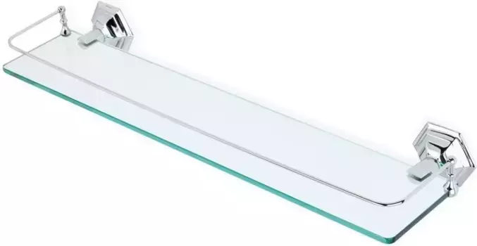 Полка стеклянная Stil Haus Marte MA04(08) 60 см, хром