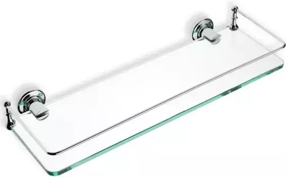 Полка стеклянная Stil Haus Smart 766Smart(08) 40 см, хром