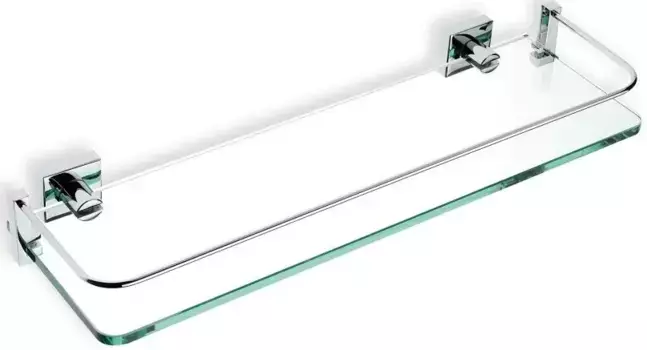 Полка стеклянная Stil Haus Urania 820Urania(08) 40 см, хром