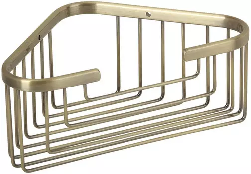 Полка угловая 18x18 см Veragio Baskets Bronzo VR.GFT-9043.BR