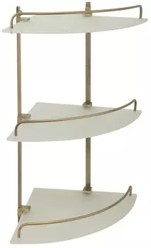 Полка угловая 25x25 см Veragio Gifortes Bronzo VR.GFT-9033.BR