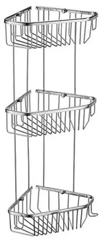 Полка угловая 3х этажная 18 см Rainbowl GKL 18*18*18/T