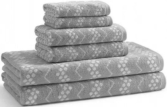 Полотенце банное 127x71 см Kassatex Wavy Hippo Grey BWV-109-HPG