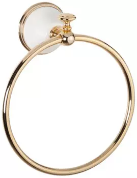 Полотенцедержатель белый/золото Tiffany World Harmony TWHA015bi/oro