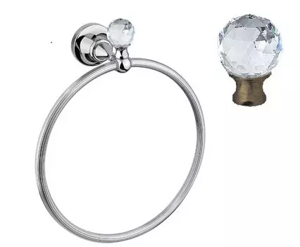 Полотенцедержатель бронза, swarovski Cezares Olimp OLIMP-RN-02-Sw