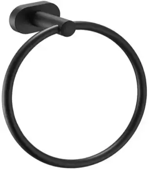 Полотенцедержатель кольцо Belz B90104 черный матовый